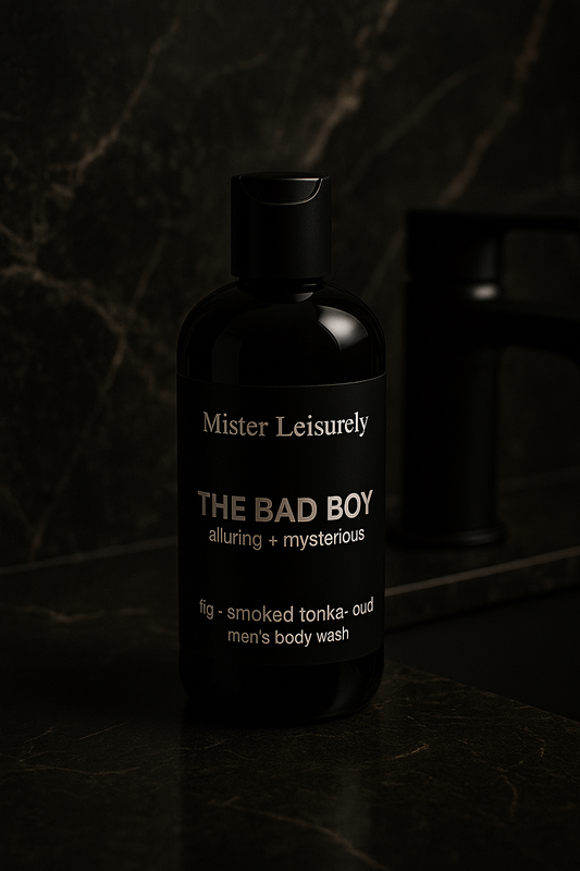 "The Bad Boy" body wash - fig - smoked tonka - oud
