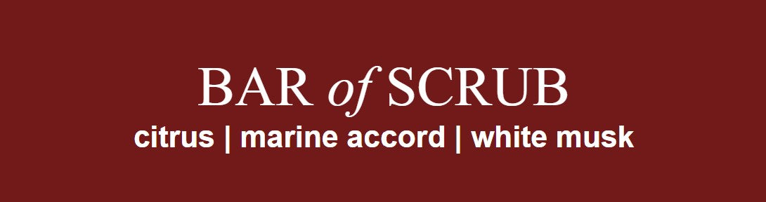 "The Jock" scrub bar soap - citrus - sandalwood - white musk